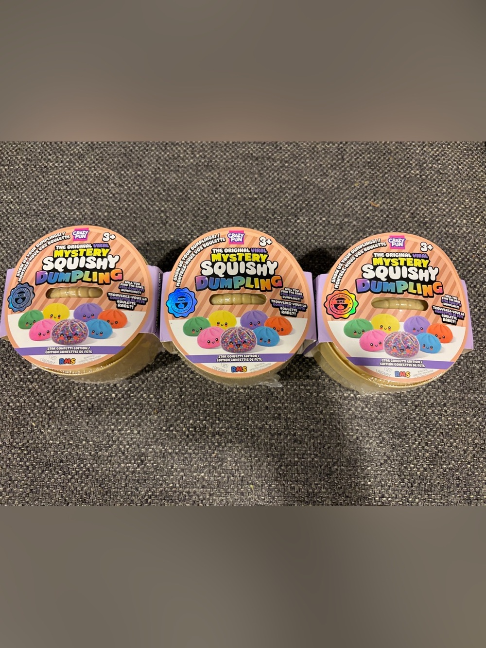 RMS Star Confetti Mystery Dumpling BUNDLE — CONFIRMED Rare Dumpling ✨ NEW SEALED